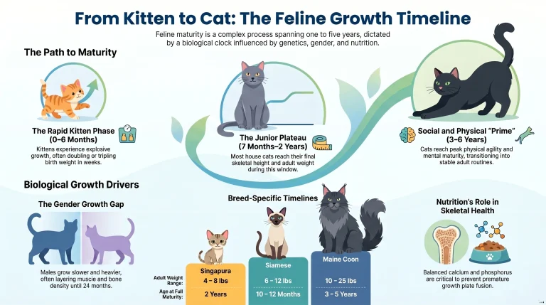 cat growth timeline chart