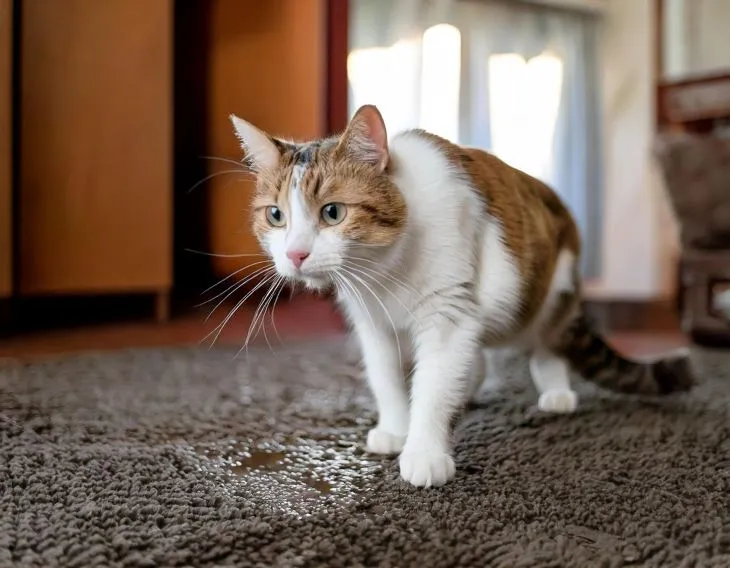 how to stop cats from peeing on carpet