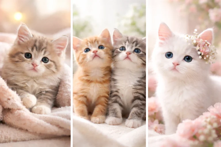 Cute fluffy kittens for cute cat names article